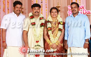 Bipindas Divya Wedding Photos Kanjirappally Kerala